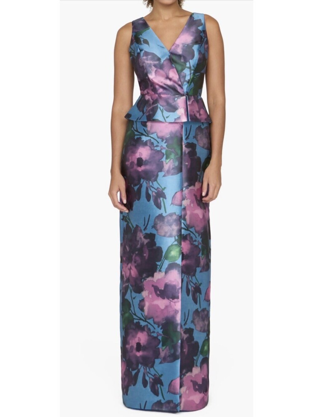 New Kay Unger Celeste Column Gown Size 14 $388